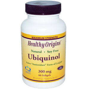 Ubiquinol Healthy Origins Soy Free Non-GMO 300mg 60 Capsules