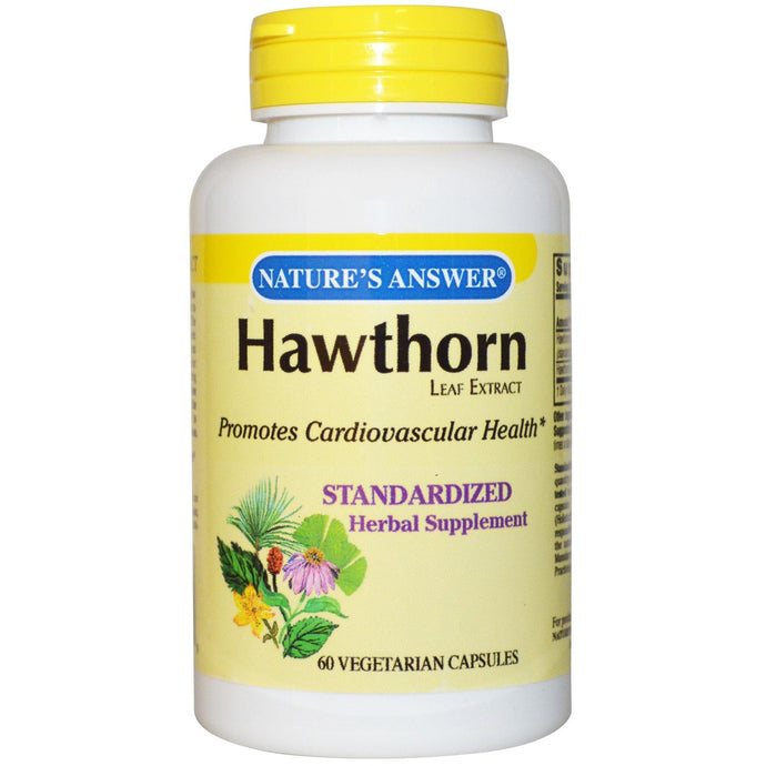 Nature's Answer, Hawthorn Leaf Extract, 60 Veggie Capsules