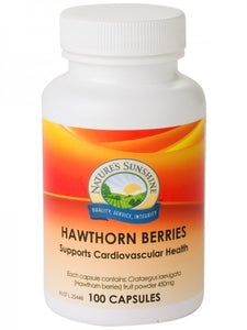 Nature's Sunshine, Hawthorn Berries, 450 mg, 100 Capsules