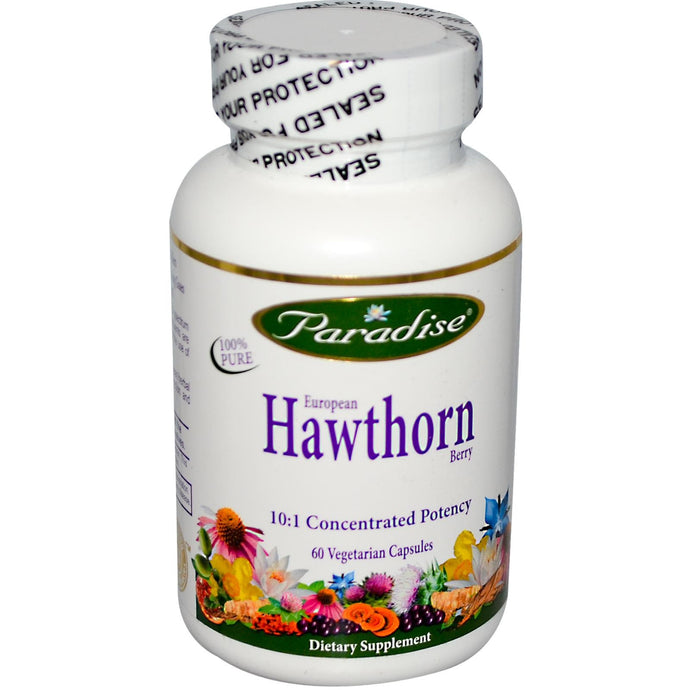 Paradise Herbs, European Hawthorn Berry, 60 Veggie Capsules