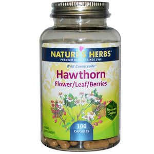 Nature's Herbs, Hawthorn, Flower/Leaf/Berries, 100 Capsules