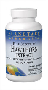 Planetary Herbals, Full Spectrum, Hawthorn Extract, 60 Tablets