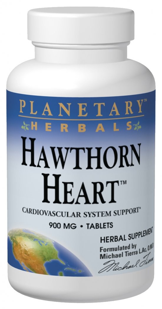 Planetary Herbals, Hawthorn Heart, 900 mg, 120 Tablets