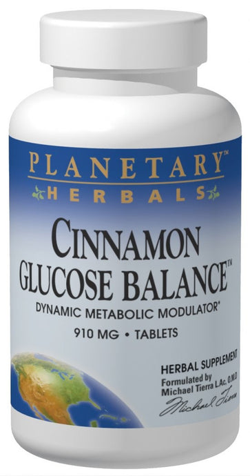 Planetary Herbals Cinnamon Glucose Balance 910 mg 90 Tablets