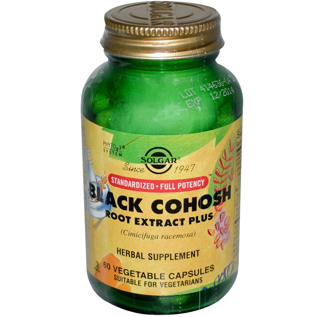 Solgar Black Cohosh Root Extract Plus 60 Veggie Capsules
