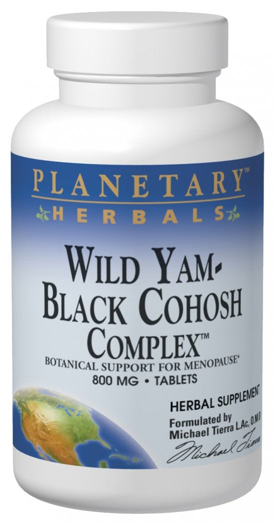 Planetary Herbals Wild Yam-Black Cohosh Complex 740 mg 120 Tablets