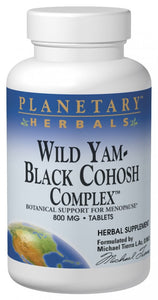 Planetary Herbals Wild Yam-Black Cohosh Complex 740 mg 120 Tablets