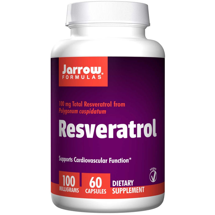 Jarrow Formulas Resveratrol 100 mg 60 Capsules - Dietary Supplement