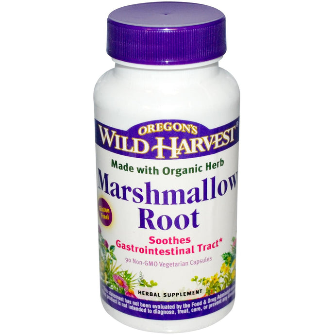 Oregon's Wild Harvest Organic Marshmallow Root 90 Non-GMO Veggie Capsules