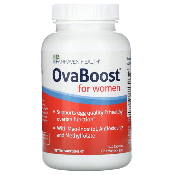 Fairhaven Health OvaBoost For Women 120 Capsules - Dietary Supplement