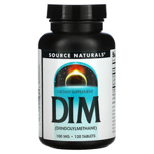 Load image into Gallery viewer, Source Naturals DIM (Diindolylmethane) 100mg 120 Tablets
