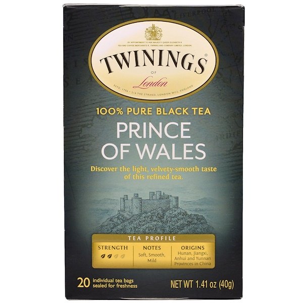 Twinings Prince of Wales Tea 20 Tea Bags 1.41 oz (40g)