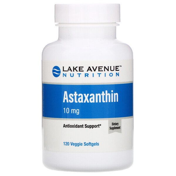 Lake Avenue Nutrition Astaxanthin 10mg 120 Veggie Softgels