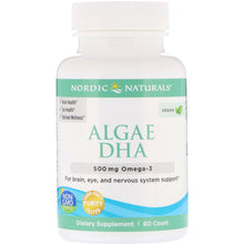 Load image into Gallery viewer, Nordic Naturals Algae DHA 500mg 60 Soft Gels