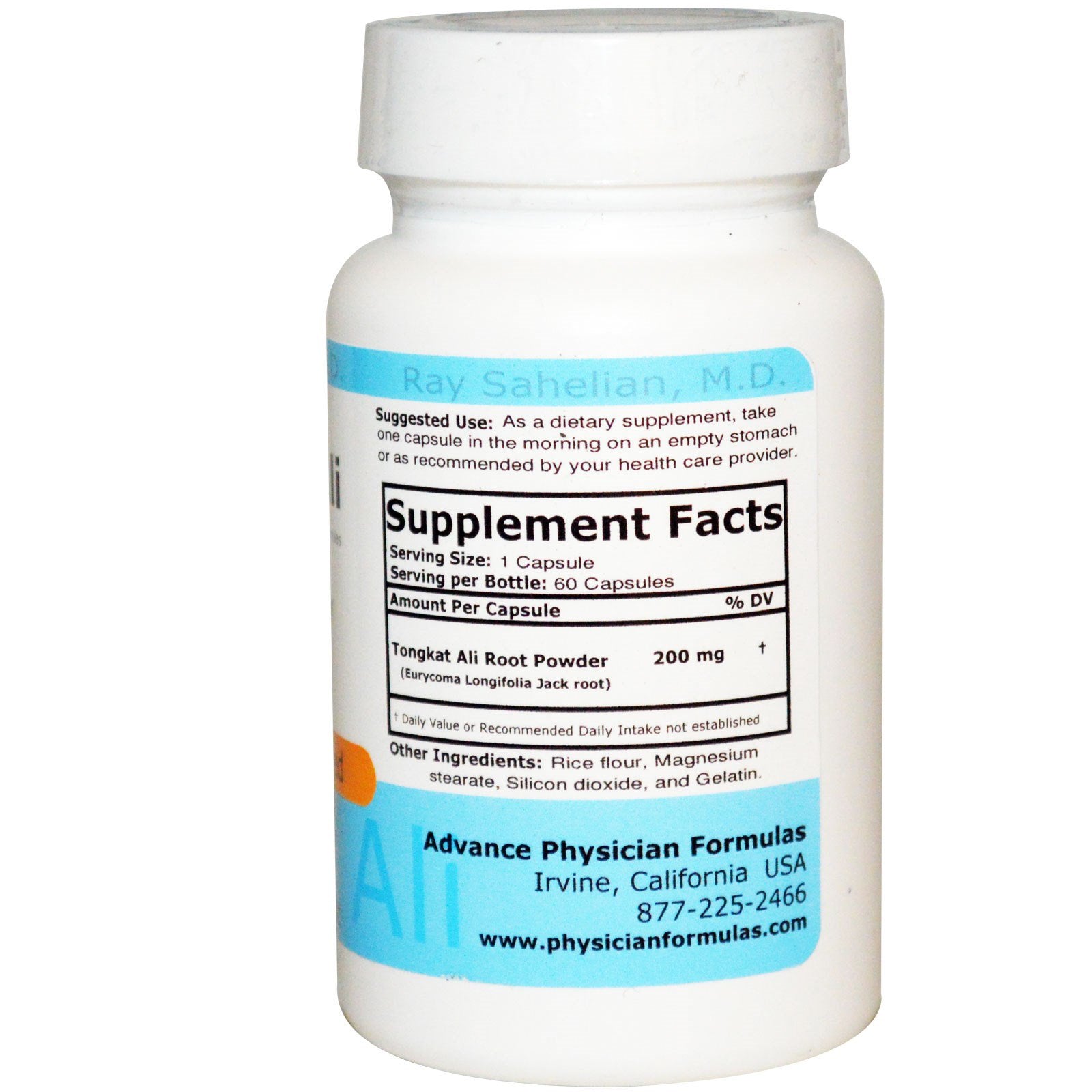 Advance Physician Formulas Tongkat Ali 200mg 60 Capsules