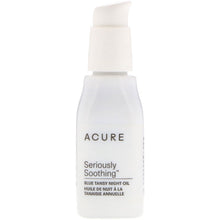 Load image into Gallery viewer, Acure Seriously Soothing Blue Tansy Night Oil 1 fl oz (30ml)