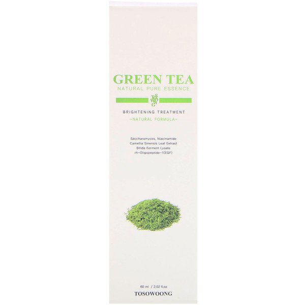 Tosowoong Green Tea Natural Pure Essence Brightening Treatment 2.02 fl oz (60ml)