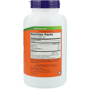 Now Foods Alfalfa 650mg 500 Tablets