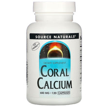 Load image into Gallery viewer, Source Naturals, Coral Calcium, 600 mg, 120 Capsules