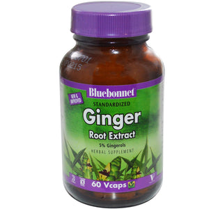 Bluebonnet Nutrition Ginger Root Extract 60 Veggie Capsules