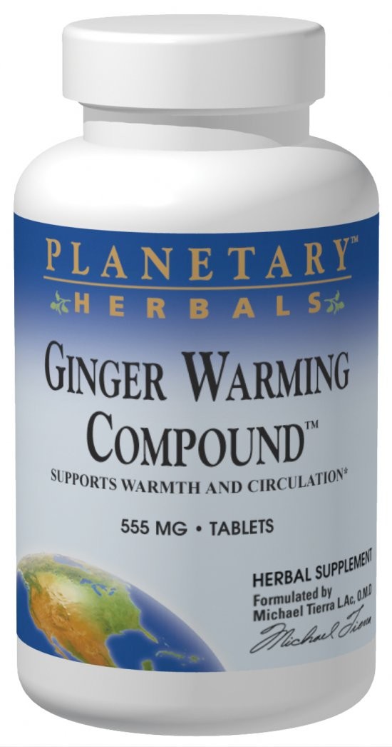 Planetary Herbals Ginger Warming Compound 555 mg 90 Tablets