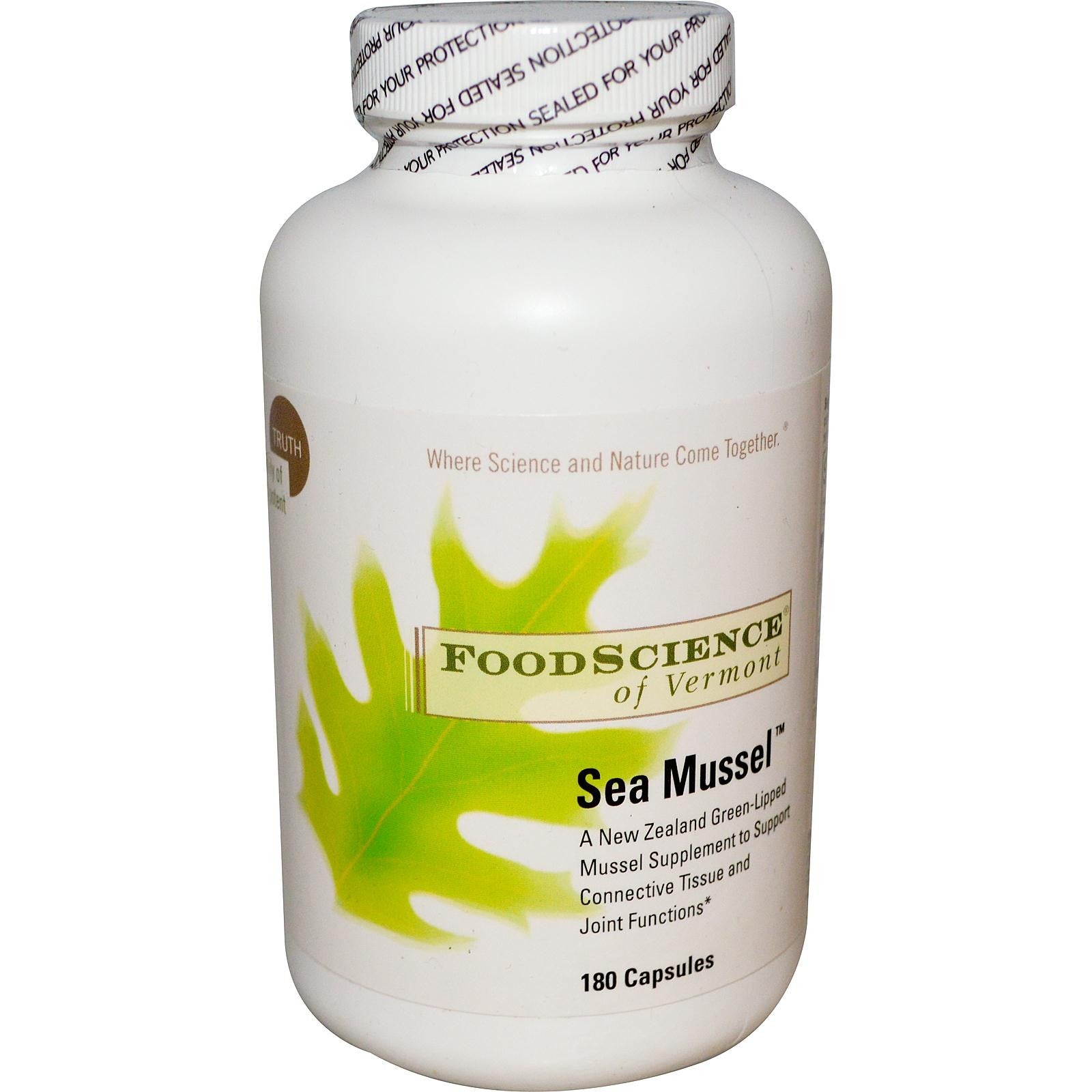 FoodScience Sea Muscle 180 Capsules - Dietary Supplement