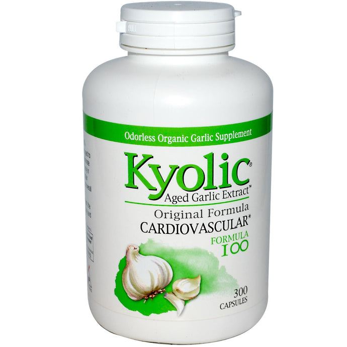 Wakunaga - Kyolic Aged Garlic Extract Cardiovascular Formula 100 300 Capsules