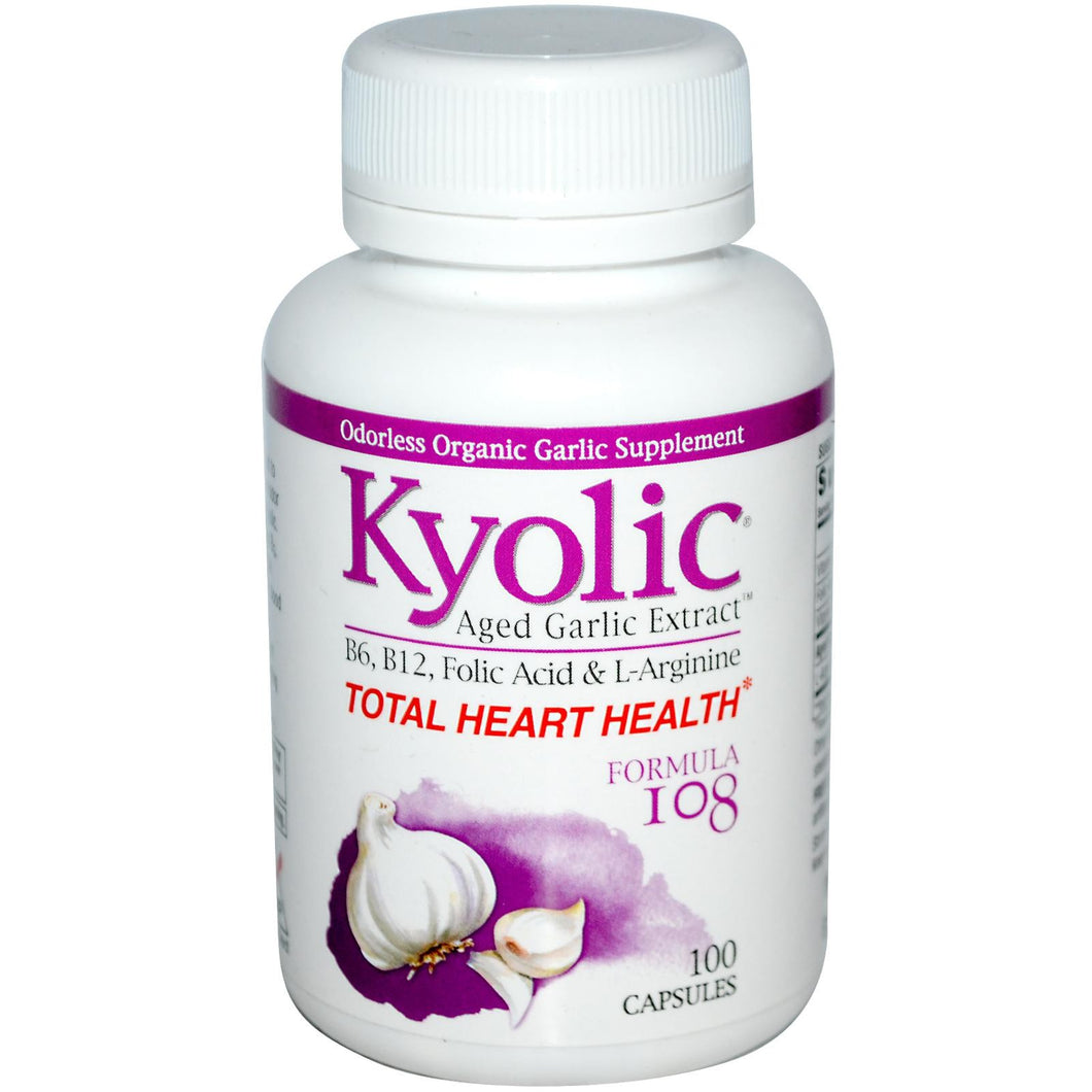 Wakunaga-Kyolic Total Heart Health Formula 108 100 Capsules