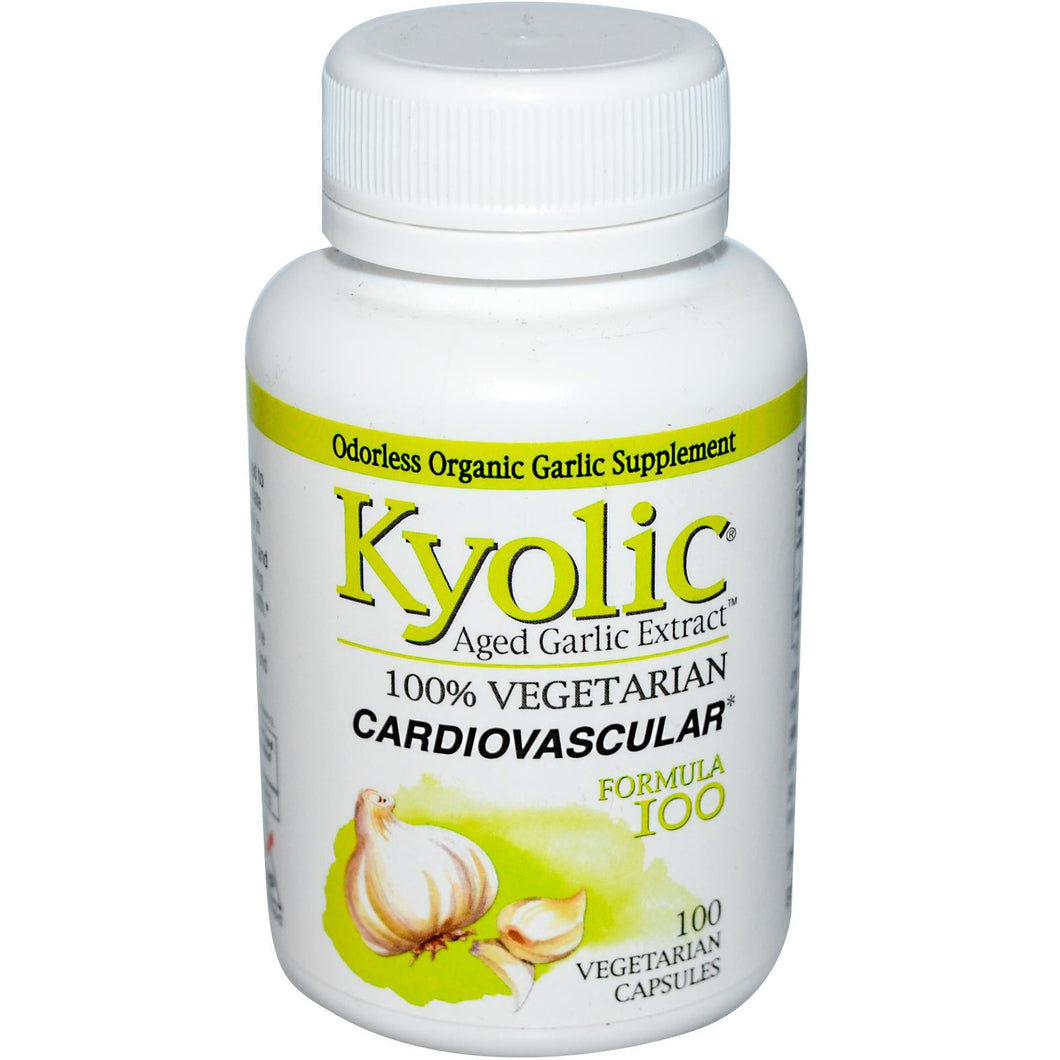 Wakunaga-Kyolic Aged Garlic Extract Cardiovascular Formula 100 100 veg caps
