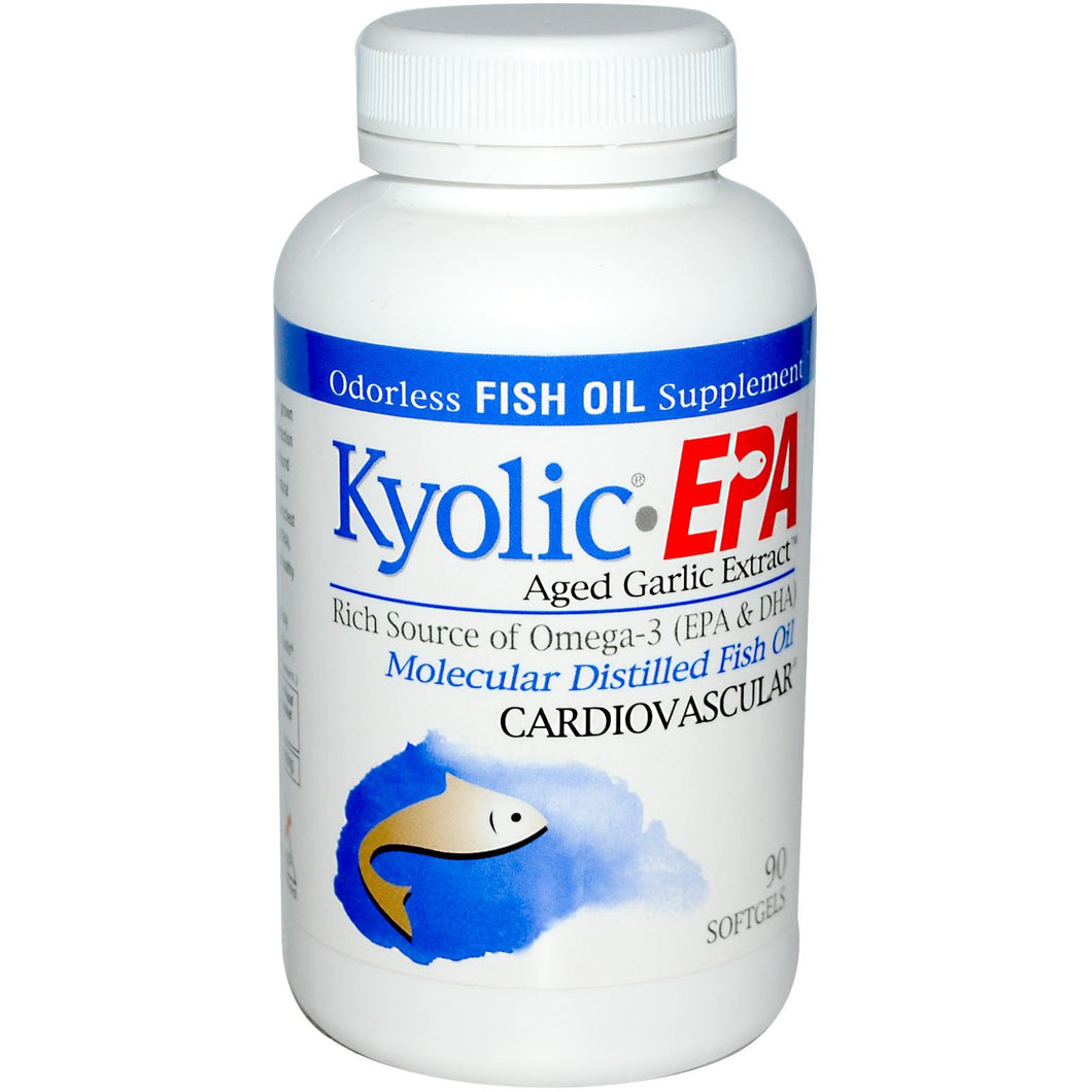 Wakunaga-Kyolic EPA Aged Garlic Extract Cardiovascular 90 Softgels