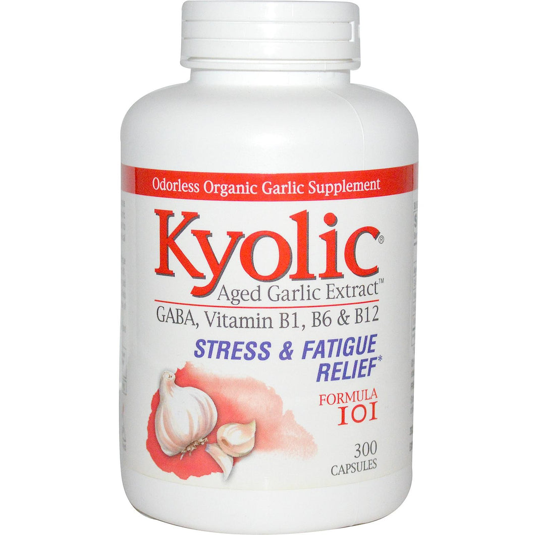 Wakunaga-Kyolic Stress & Fatigue Relief Formula 101 300 Capsules