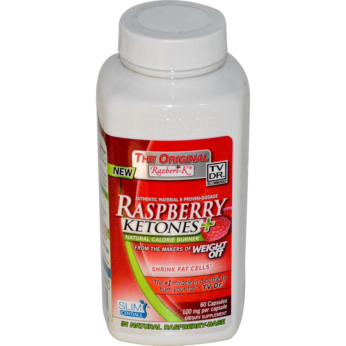 Raspberry Ketones Plus 100mg 60 Caps -The Original Razberi-K ...