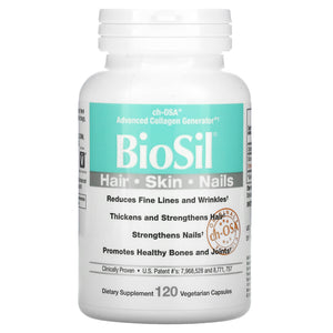 Natural Factors BioSil ch-OSA Advanced Collagen Generator 120 Vegetarian Capsules