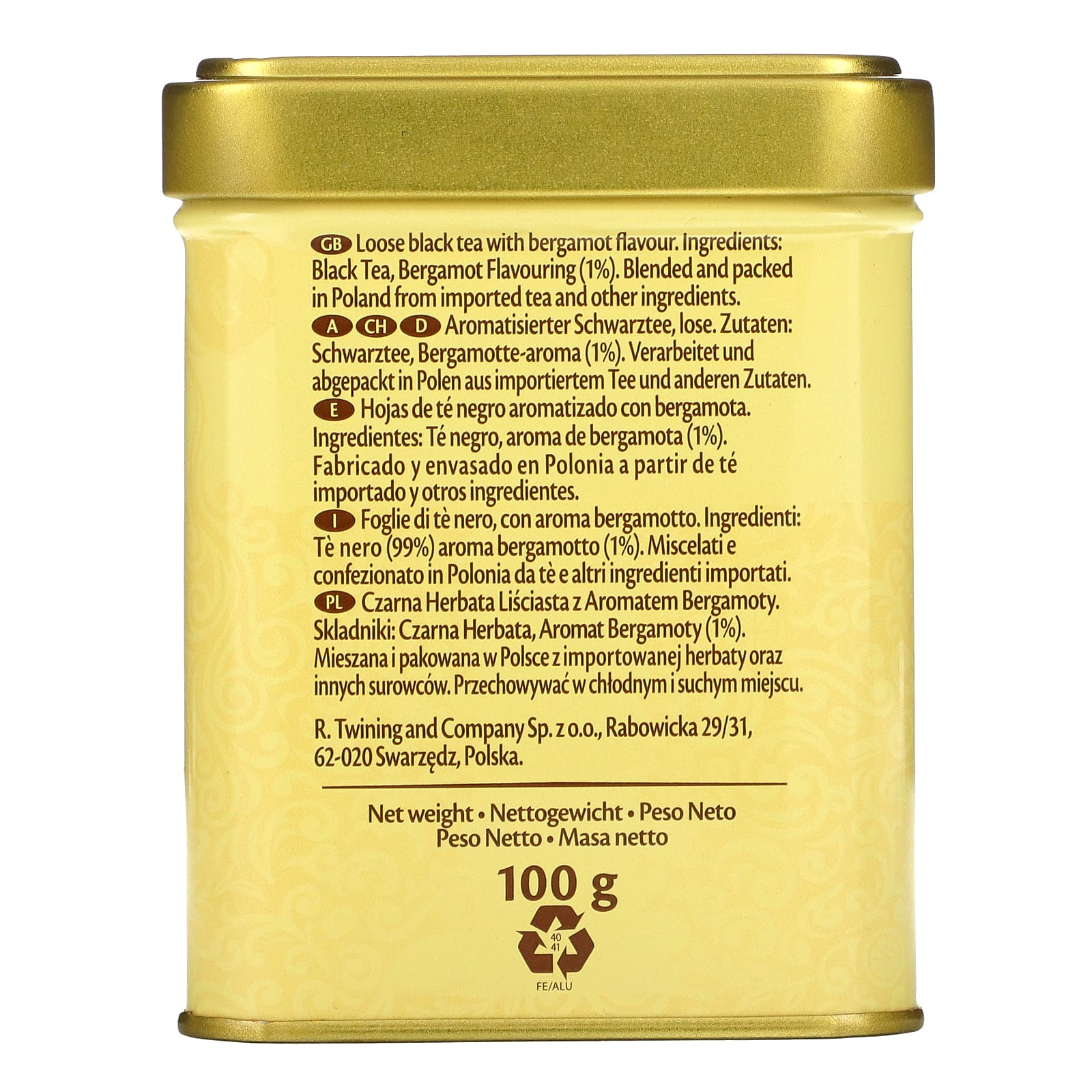 Twinings, Earl Grey Loose Tea, 3.5 oz (100 g)