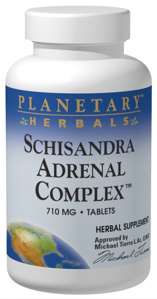 Planetary Herbals Schisandra Adrenal Complex 710 mg 120 Tablets