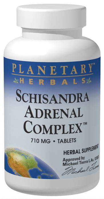 Planetary Herbals Schisandra Adrenal Complex 710 mg 120 Tablets