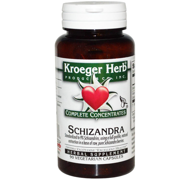 Kroeger Herb Co Complete Concentrates Schisandra 90 Veggie Capsules