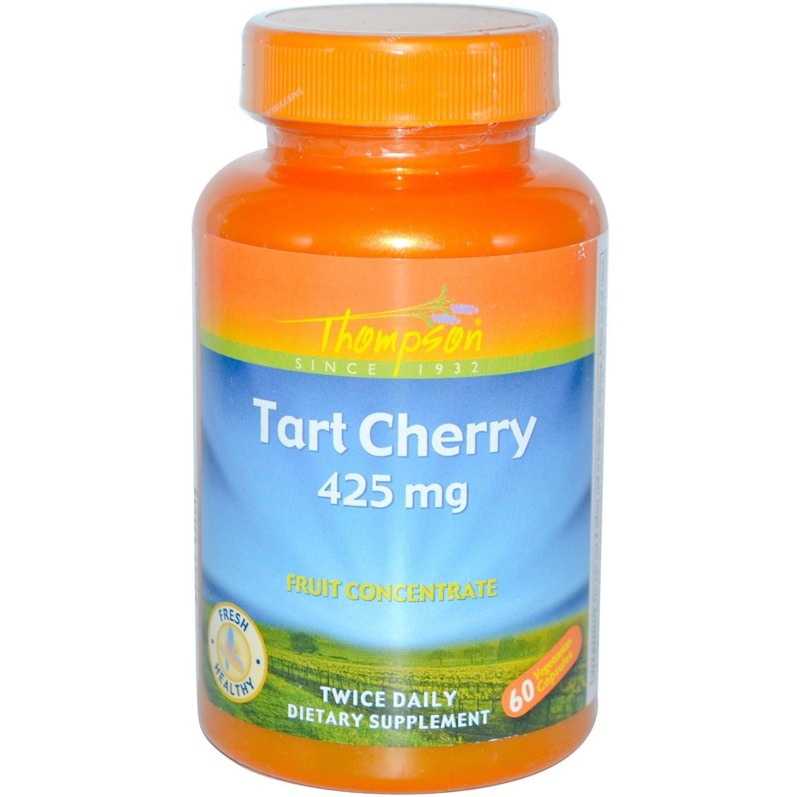Thompson Tart Cherry 425 mg 60 Veggie Capsules - Dietary Supplement