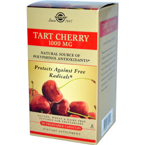 Solgar Tart Cherry 1000 mg 90 Veggie Capsules - Dietary Supplement