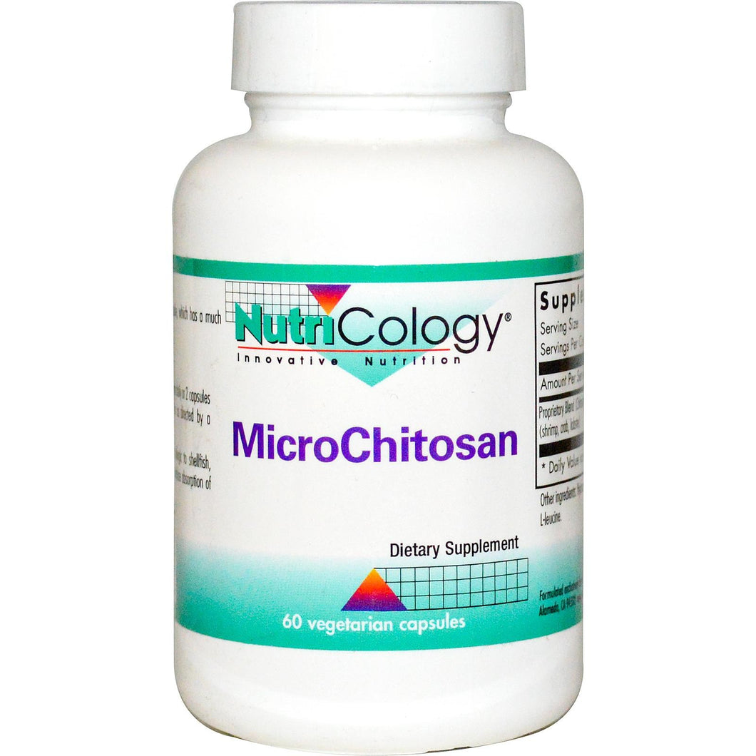 Nutricology MicroChitosan 60 Veggie Capsules - Dietary Supplement