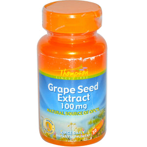 Thompson Grape Seed Extract 100 mg 30 Veggie Capsules