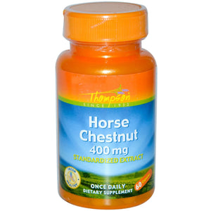 Thompson Horse Chestnut 400 mg 60 Capsules - Dietary Supplement