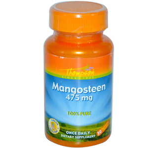 Thompson Mangosteen 475 mg 30 Veggie Capsules - Dietary Supplement
