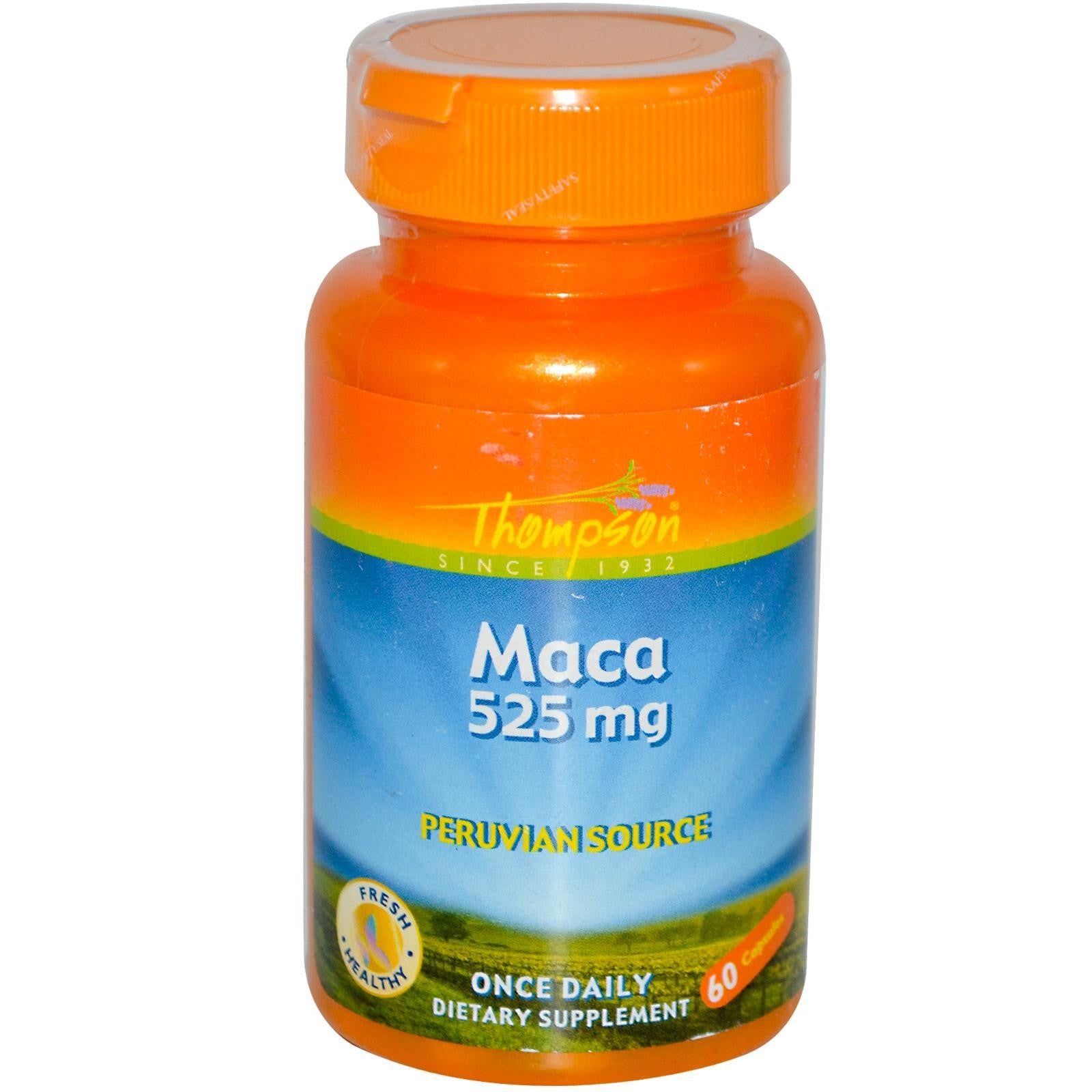 Thompson Maca 525 mg 60 Capsules - Dietary Supplement