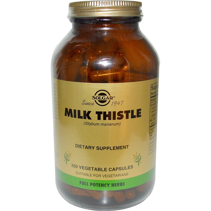 Solgar Milk Thistle 250 Veggie Capsules - Dietary Supplement