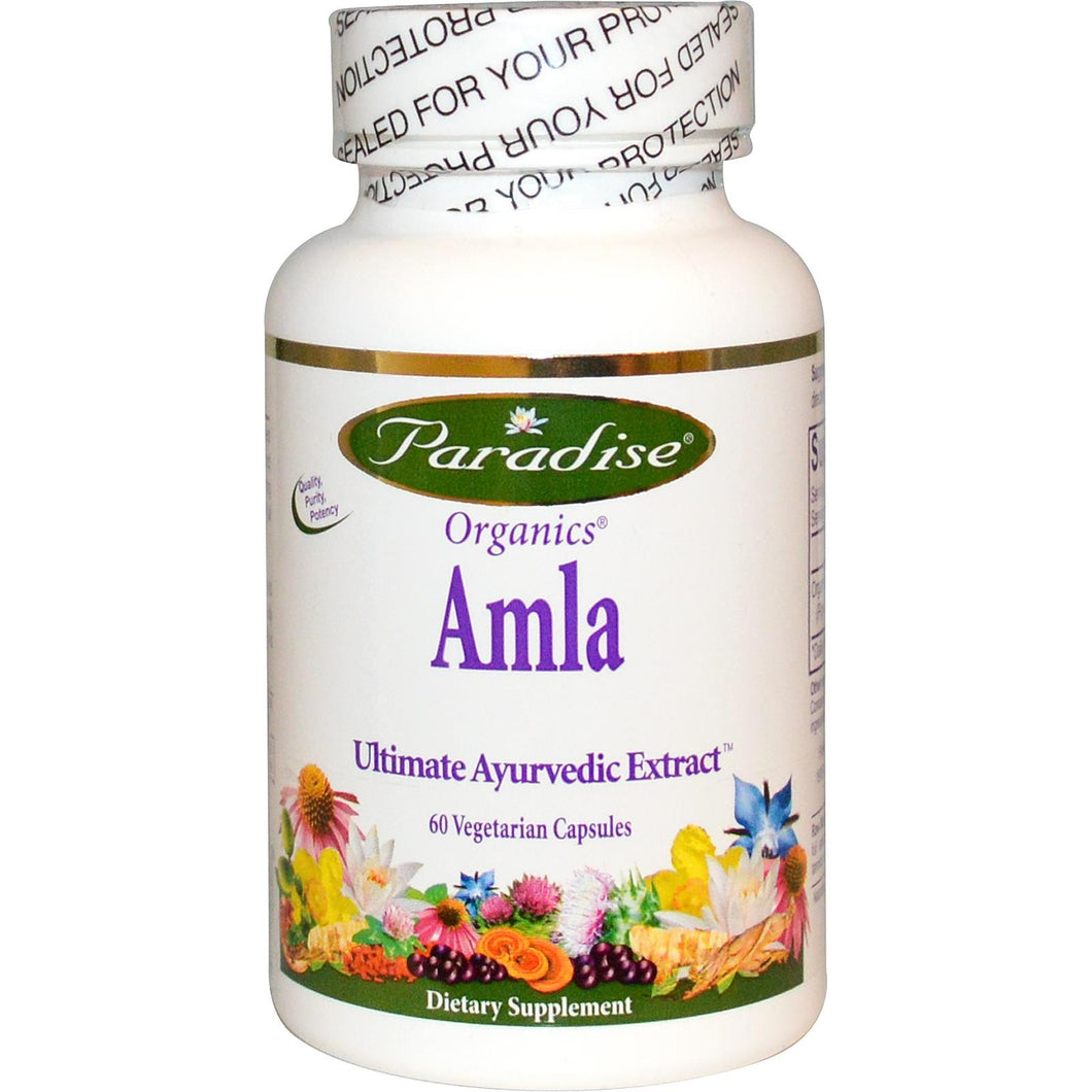 Paradise Herbs Amla Organic 60 Veggie Capsules - Dietary Supplement