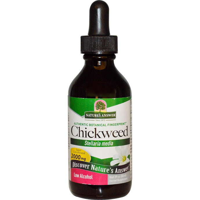 Nature's Answer Chickweed Low Alcohol 60 ml 2 fl oz