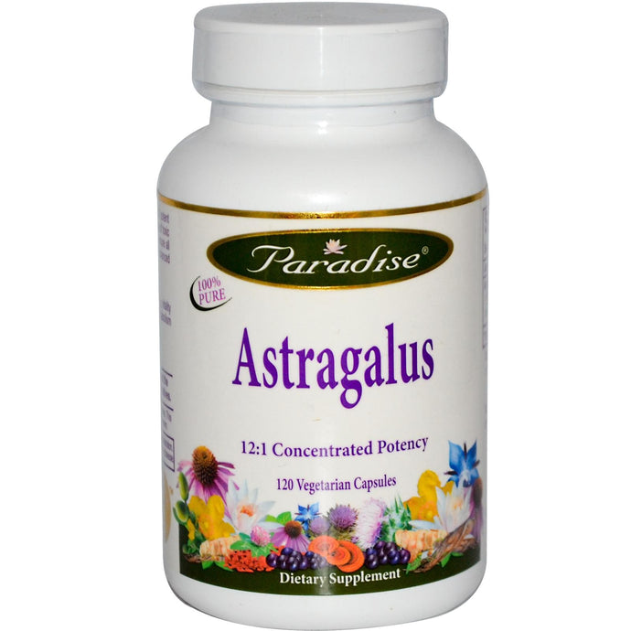 Paradise Herbs Astragalus 120 Veggie Capsules - Dietary Supplement