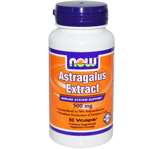 Now Foods Astragalus Extract 500 mg 90 Veggie Capsules