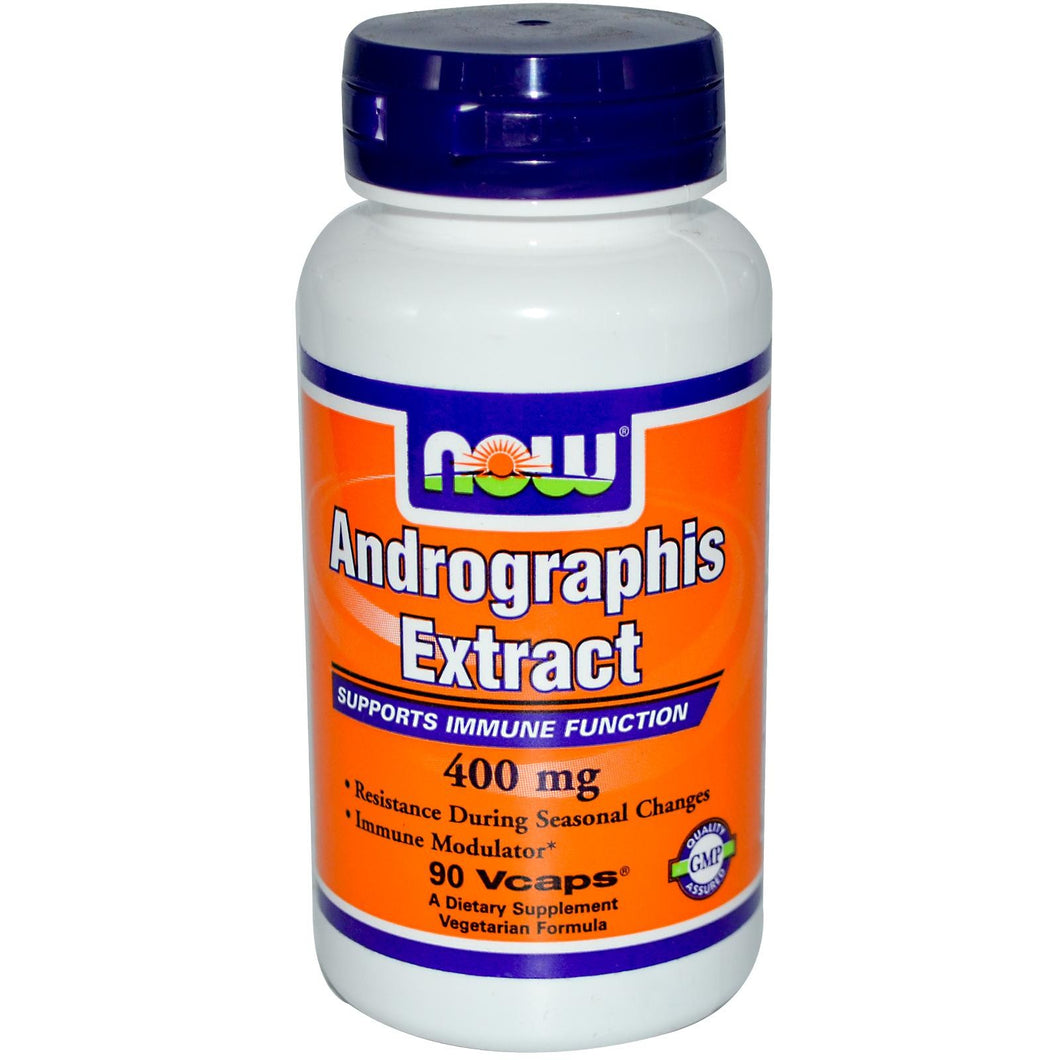 Now Foods Andrographis Extract 400 mg 60 Veggie Capsules